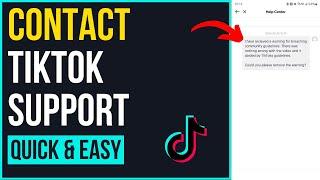 How to Contact TikTok Support - 2024 Full Guide