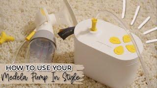 How to Use Your Medela Pump In Style with MaxFlow Technology Breast Pump