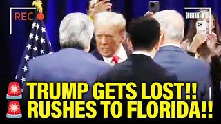 Trump Gets LOST ON STAGE in Florida as PANIC SETS IN