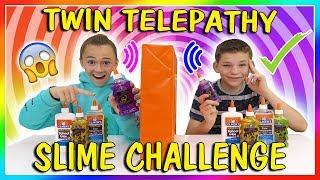 TWIN TELEPATHY SLYME CHALLENGE | WE PASSED! | We Are The Davises