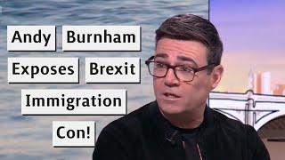 Manchester Mayor Andy Burnham Exposes The Immigration Con!