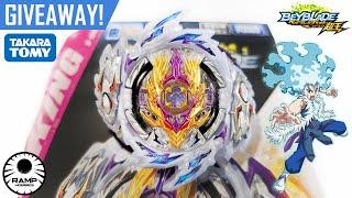 RAGE LONGINUS GIVEAWAY! Rage Longinus Destroy' 3A Unboxing & Test Battles | Beyblade Burst Superking