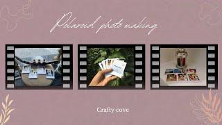 Polaroid photo making | how to cut Polaroids in a correct size | crafty cove