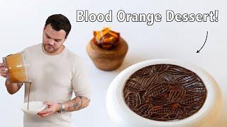 How To Make The Perfect Blood Orange Dessert! Chocolate & Hazelnut Recipes! Fine Dining Dessert