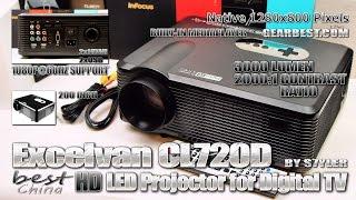 Best China HD Projector? Excelvan CL720D - Video by s7yler