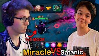 Miracle- goes 1V5 INVOKER God to fight SATANIC in High Ranked..