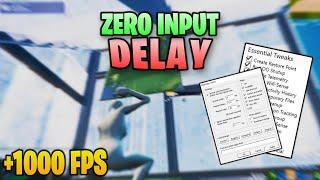 How to get 0 Input Delay Fortnite Chapter 5 on PC & Laptop! (BOOST FPS & Reduce Input Lag)