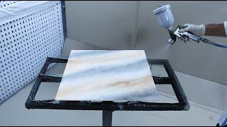 How to create VEINED MARBLE EFFECT | ICA Group