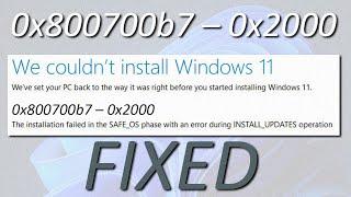 How to Fix the 0x800700b7 - 0x2000a Windows Update Error