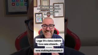 Legge 104 e bonus bollette