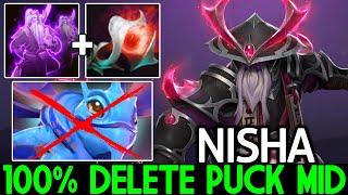 NISHA [Void Spirit] Delete Puck Mid with 200 IQ Orchid Build Dota 2