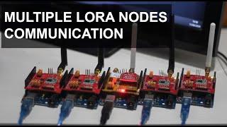 Multiple Lora clients with a Server communication