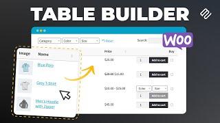 How To Create a WooCommerce Product Table in 5 Minutes!