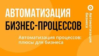 Автоматизация бизнес-процессов: плюсы для бизнеса