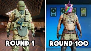 I Played 100 Rounds of Tachanka & Glaz...