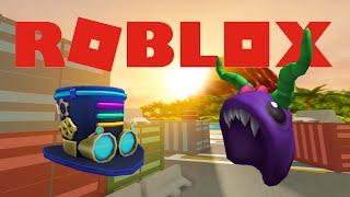 How to get the BLOXYPUNK TOP HAT AND BLOXYSAURUS RAWX In ROBLOX !!