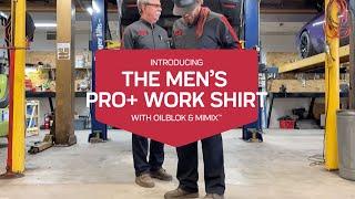 Red Kap Men's Pro+ Work Shirt with OilBlok & Mimix