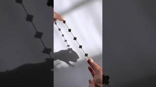 Van Cleef and Arpels Alhambra Onyx Set