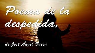 Poema de la despedida, de José Ángel Buesa