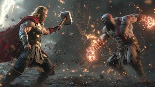 Thor vs Kratos: Epic Fight!