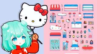 ЧТО КРУТОГО в МЕБЕЛИ Hello Kitty из Тока Бока? Смотрим обновление в Toca Life world