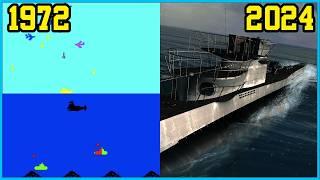 SUBMARINE video games evolution [1972 - 2024]