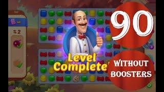 Homescapes Level 90 - [18 moves] [2022] [HD] solution of Level 90 Homescapes[No Boosters]