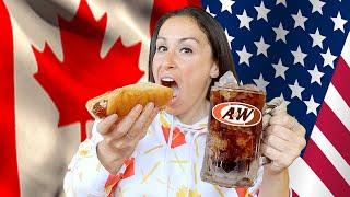 A&W Canada VERSUS A&W United States of America // Entire Menus Compared & Ranked