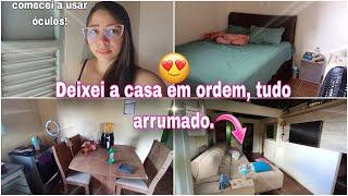 Vlog da Manhã+ Deixando a casa em ordem/ primeiras semanas da difícil de se acostumar com óculos 