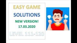 Easy Game Answers Level 111 112 113 114 115 116 117 118 119 120 Solutions Walkthrough