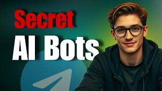 Top 10 𝗔𝗜 Telegram Bots  - You DON'T Know about