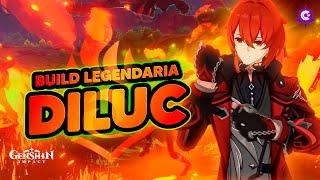 VUELVE al TOP despues de 3 años? BUILD LEGENDARIA de DILUC  - Genshin Impact