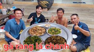 Chiến Kê Rang Lá Chanh.Lòng Mề Xào Hoa Đu Đủ | Biển Nguyễn ngọc.