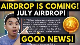 HAMSTER KOMBAT AIRDROP COMING SOON! TOKEN GENERATION EVENT l HAMSTER KOMBAT JULY AIRDROP!