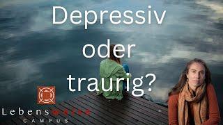 Depressiv oder traurig? Wie erkenne ich den Unterschied?