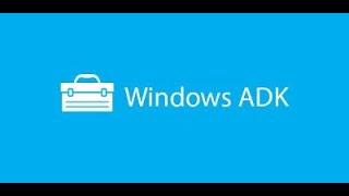 Windows ADK and PE add on Installation