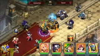 Magic Rush: Heroes Arena battle