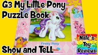 G3 My Little Pony Puzzle Book Show and Tell