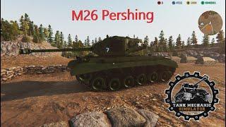 Tank Mechanic Simulator: M26 Pershing Full build and test. (No Commentary)