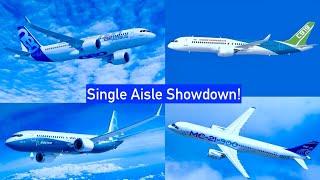 C919 vs A320neo vs 737 Max vs MC21: Which Single aisle aircraft is best?