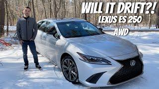 2021 Lexus ES 250 AWD Review: AWD Snow Test! A Lexus for the Price of a Toyota?