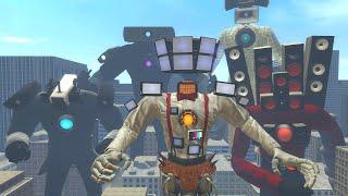 NEW ULTIMATE MECHA TV MAN BOSS VS ALL SKIBIDI TOILET BOSSES In Garry's Mod!