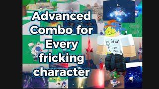 Advanced Combo for EVERY Character (Project Smash) WATCH TILL THE END 