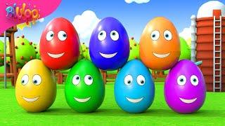 Surprise Eggs Kids Song | BluLoo Nursery Rhymes & Kids Songs