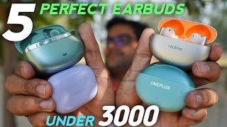 5 Best Earbuds Under 3000 in 2025  Top 5 TWS Under 3000 