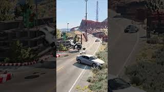 Realistic Highway Car Crashes #109