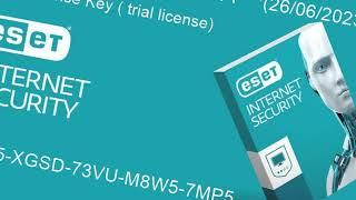 ESET NOD32 ANTIVIRUS Free Trial License activation key for 30 days | June 26, 2023