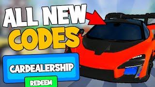 ALL CAR DEALERSHIP TYCOON CODES! (April 2021) | ROBLOX Codes *SECRET/WORKING*