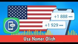 Usa nomer olish | Amerika nomer olishni yangicha usuli 2023