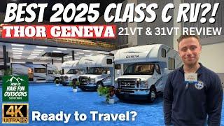 Best Overall Class C RV?!  Thor Geneva 21VT and 31VT Motorhome Walkthrough